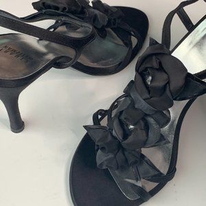 Stuart Weitzman floral Jardin heel - with Swarovski crystals